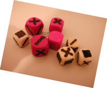 Fudge Dice (Improvised)